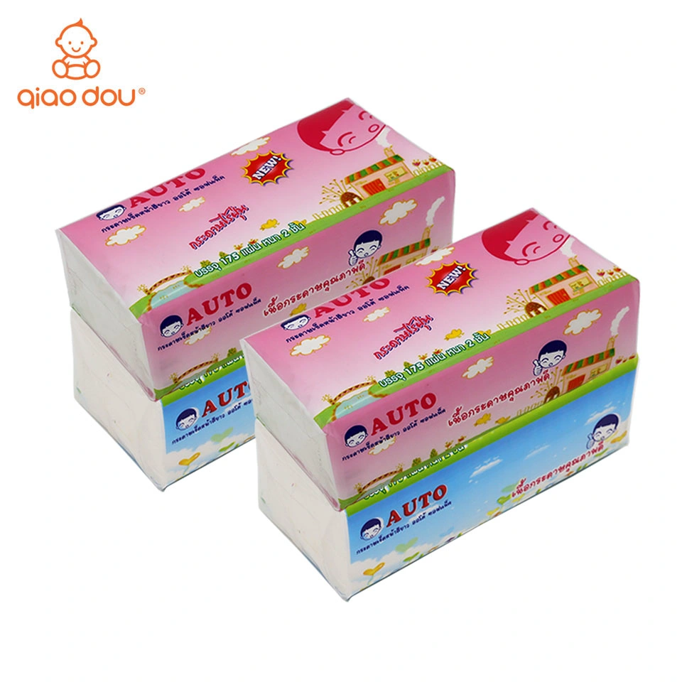 Factory White No-Embossing Soft Facial Tissue Paper