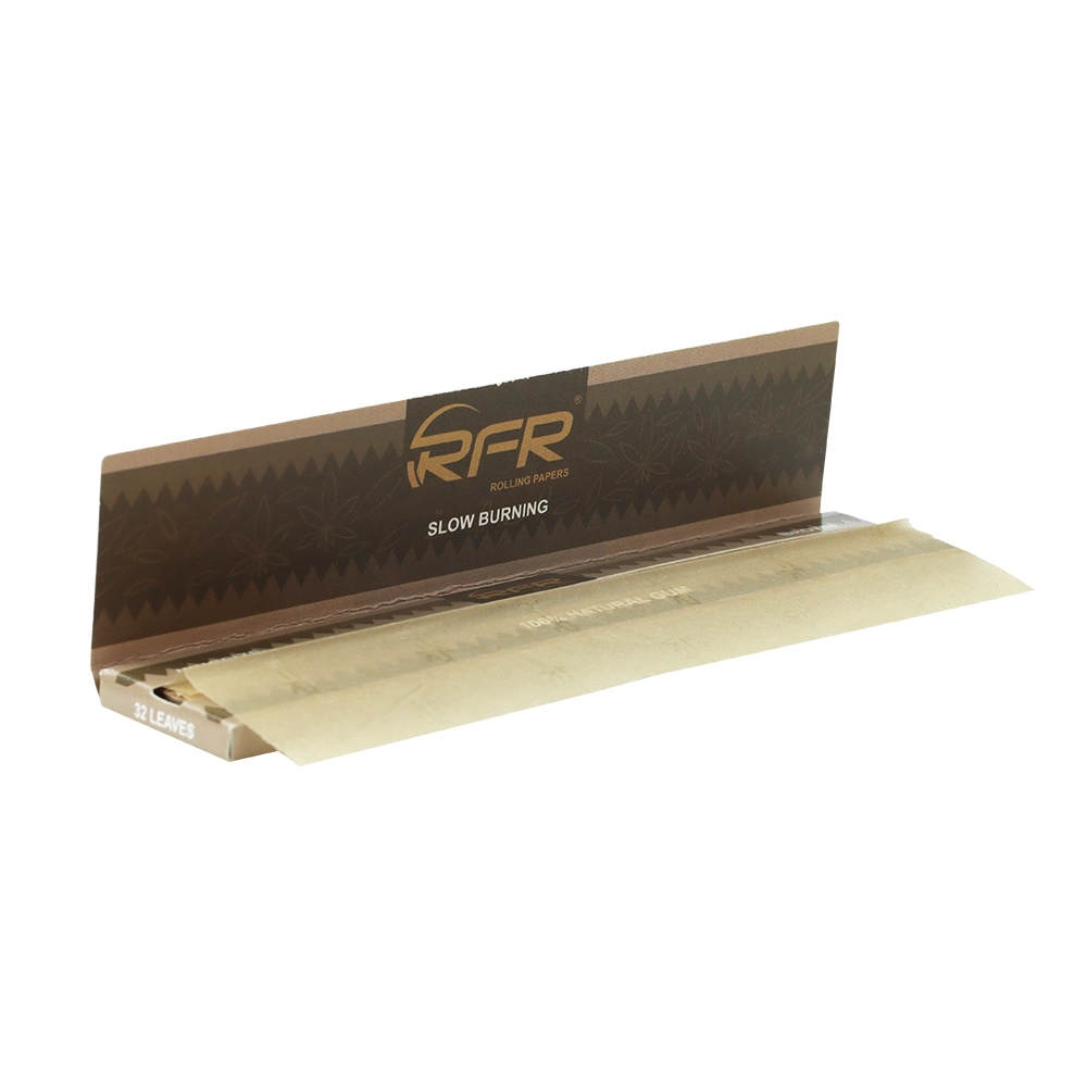 Rfr Rolling Paper Unbleached Brown Natural Paper 50 Booklet