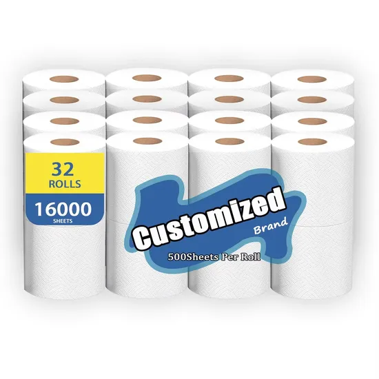 Manufacturer Custom 2/3ply Virgin Wood Pulp Toliet Paper Printed Wholesale Toilet Paper Tissue Hygiene Paper 