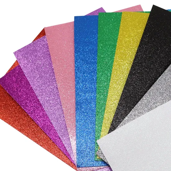 Glitter EVA Sheet Back Paper Glue Stick Sheet 