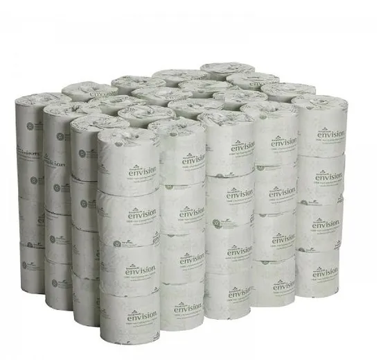 Recycled Toilet Paper Tissue Paper Roll for USA Bathroom 