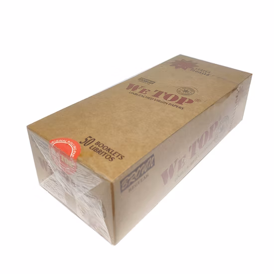 We Top Rolling Paper Regular Size Brown OEM Rolling Paper