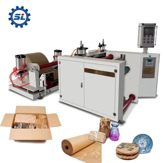 Honeycomb Paper with Cross Cutting Machine Honeycomb Woven Express Packaging Products Honeycomby Paper Machine 