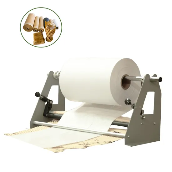 Desktop Roll Cushion Kraft Wrapping Paper Machine Packaging Material Honeycomb Paper 