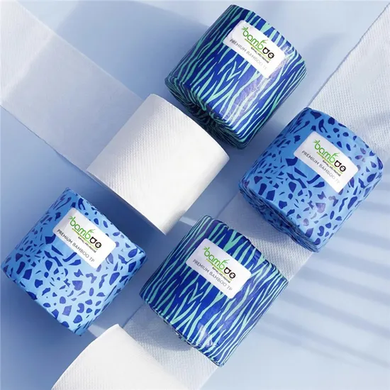 OEM Bamboo 3 Ply Eternity Roll Towel Wholesale Bathroom Toilet Tissue Paper 